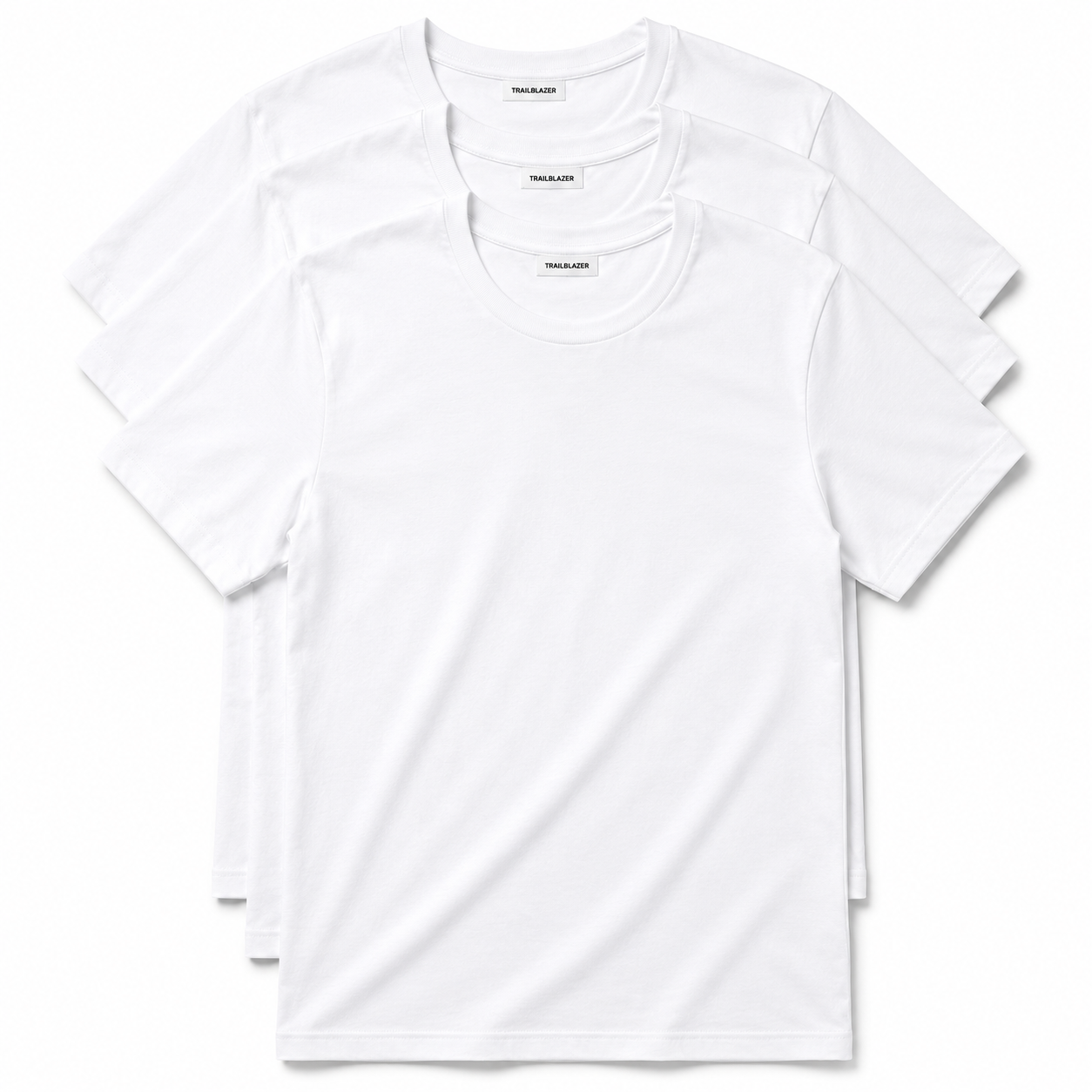 Trailblazer Slim Fit Crewneck Tees — 3 Pack